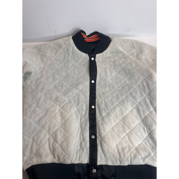 VTG Chalk Line Bomber Jacket Black Cincinnati Bengals Football-NFL Mens Large - Picture 15 of 16